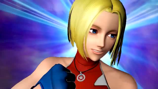 拳皇14 玛丽3种必杀技演示 陪练雅典娜 请问你看够了吗