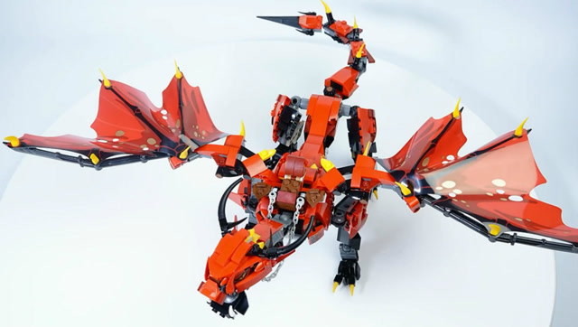 乐高6月新品积木 幻影忍者系列70653弗斯伯龙的展示