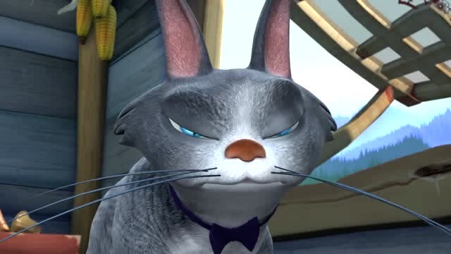 肥波眯眼睛想事情