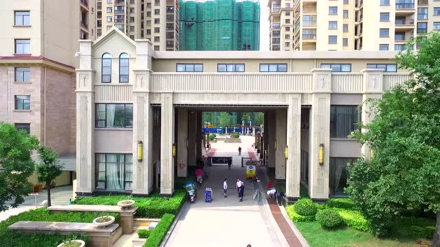 固始 天福 秀水御园 小区实景航拍