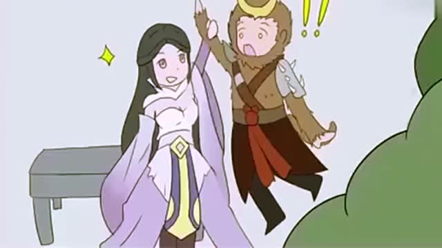 王者荣耀小动画:露娜比武招亲,猴子没比就成了