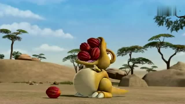 阿贡拼命吃水果,阿贡吃的爬不起来