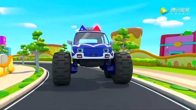 宝宝巴士启蒙音乐剧:怪兽警车太酷了