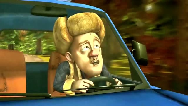 熊出没:强哥上演开车神技 真是太帅了 好炫酷!