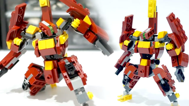 百玩不厌!乐高lego31073积木,创意百变的神秘机甲战士