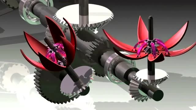 创意的机械花结构,开花时真的很漂亮