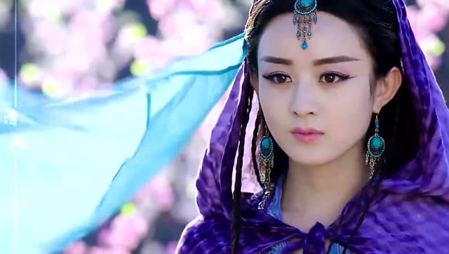 赵丽颖:饰演的玉无心 一袭紫衣梦幻绝伦
