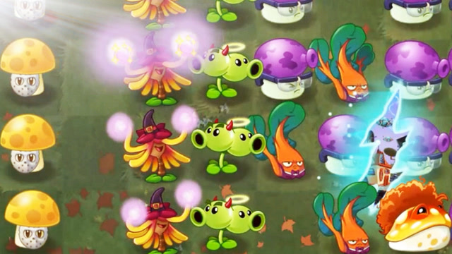 月鼓植物大战僵尸2国际版彩陶盛宴第54期双头豌豆射手