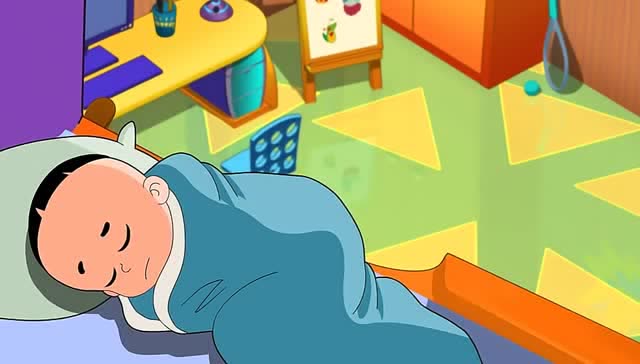 大头儿子赖在床上不想去上学,不想去幼儿园