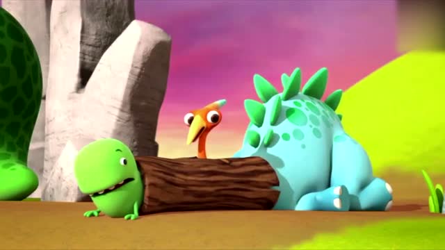 《恐龙乐园》大恐龙原来不凶的,还和小恐龙做朋友呢?