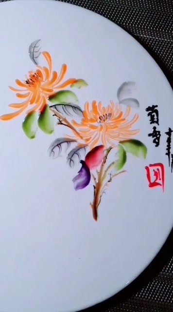 果酱画,果酱可以这样画菊花,有没有感觉
