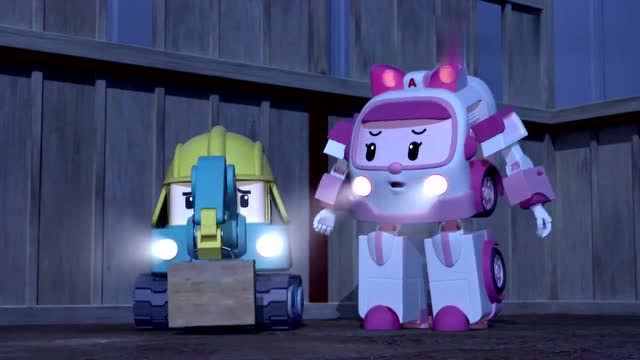 变形警车:波克不想回家,因为彼得先生不允许他画画