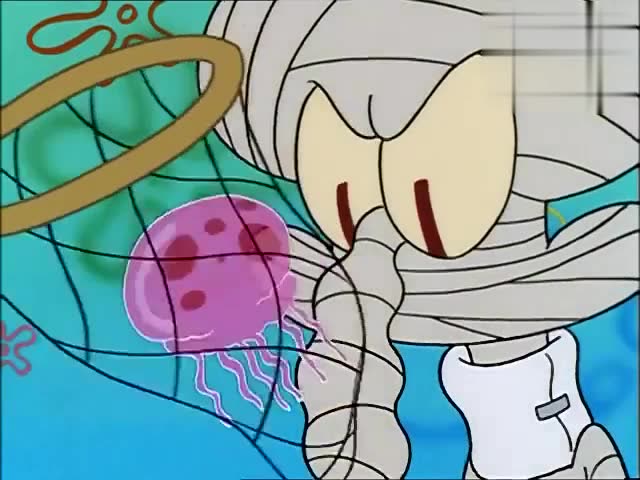 章鱼哥你会不会太拼了都伤成这样还去抓水母,你不怕被蜇吗