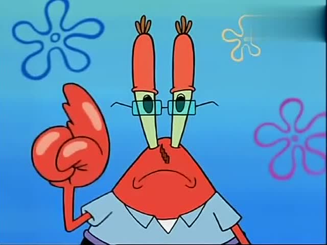 海绵宝宝痞老板用蟹老板的地沟油做海霸堡大卖,蟹老板气冒烟