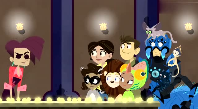 动物兄弟:达比奥万圣节释放"怪物",太酷了