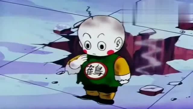 七龙珠:克林和饺子,光头对光头,可怜的克林差点被爆头