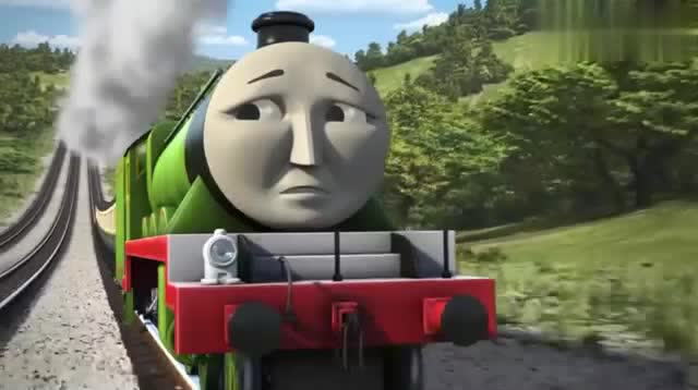 亨利小火车高兴的拉特快车走了,受到教训的高登接替了亨利的工作