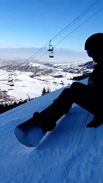 和你说过多少次不听,要用脸刹!这下滑雪成铲雪了!