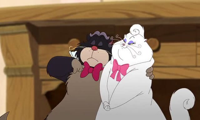 仙履奇缘2:黑猫拿出求爱杀手锏,竟让小胖猫立马投降了