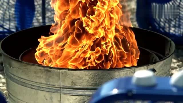 把火烧成龙卷风,慢镜头记录下的画面才叫美妙,完爆电影特效