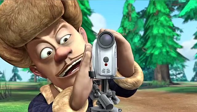 熊出没:光头强看电视觉得狗熊岭森林也有琥珀!