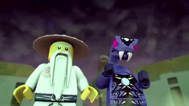 乐高幻影忍者:吴大师让忍者们离开,吞噬魔出现