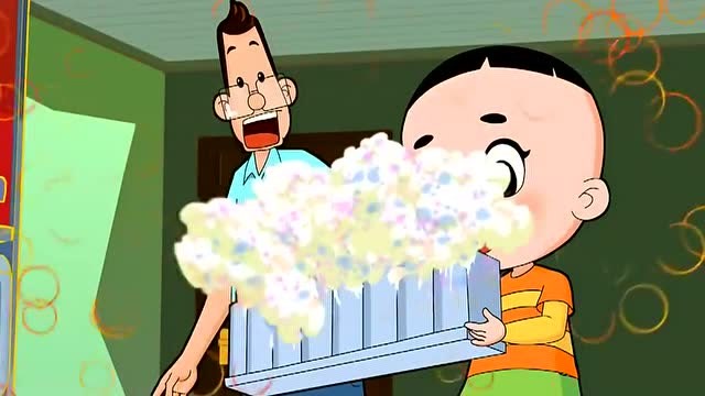 小头爸爸担心围裙妈妈回来会生气,于是亲自动手做雪糕!