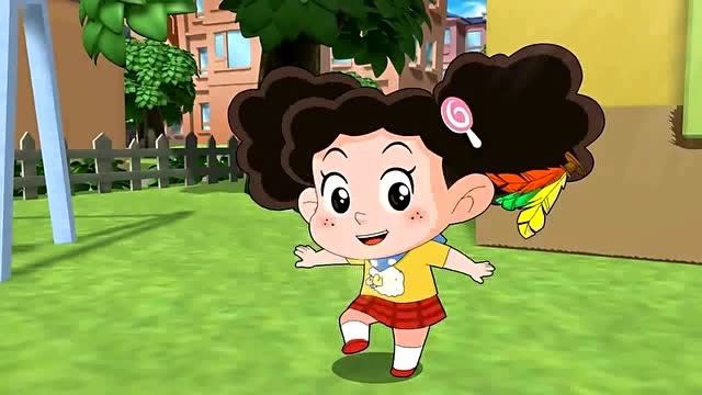 棉花糖小明玩踢毽子,大头儿子意外摔倒,可不可以从来一次