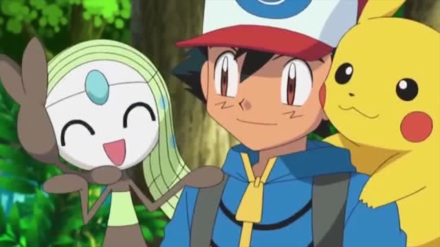 精灵宝可梦:稀有宝可梦,美洛耶塔一只跟着小智!真有神兽缘啊