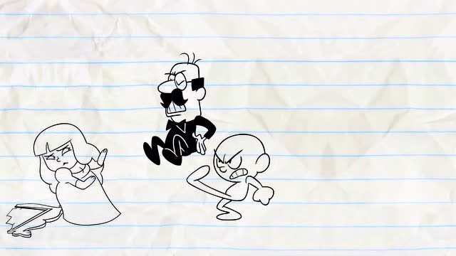 总算把画修好了,铅笔人的嘻哈滑稽表演!儿童铅笔搞笑漫画