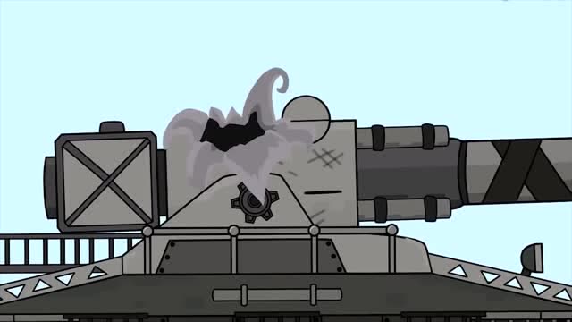 坦克世界搞笑动画:古斯塔夫轨道炮,肯定单挑不过白云