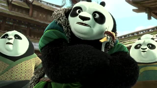 功夫熊猫:四象之灵出现,一把斩妖剑出现,众人以为是表演!
