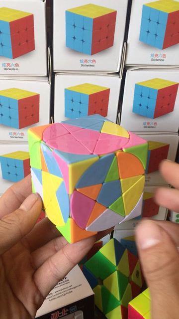 网红魔方经典之作五角星图案