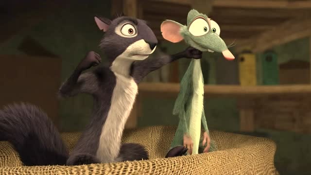 抢劫坚果店:老鼠想到好主意,松鼠顺利来到坚果店仓库