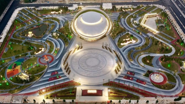 澄海奥飞广场航拍