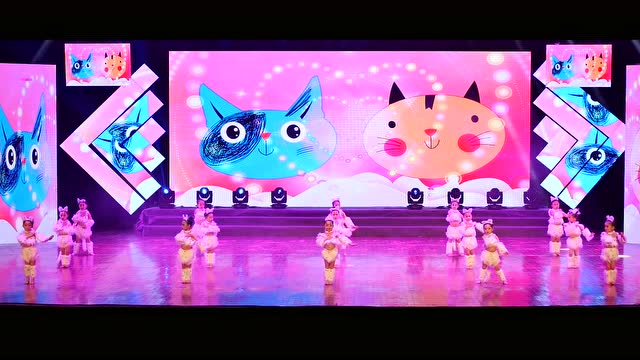 01-舞蹈《学猫叫》 蓝天培训学校