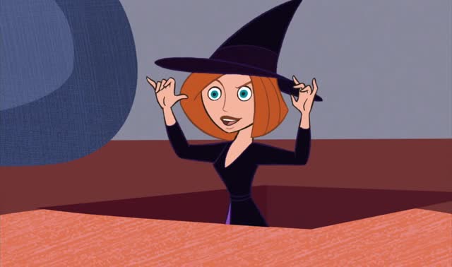 《麻辣女孩》金姆要去参加鬼屋活动,但是被怪博士偷听了