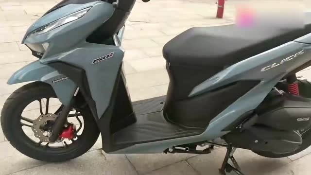 来自泰国本田的click 150i,颜值真心高!