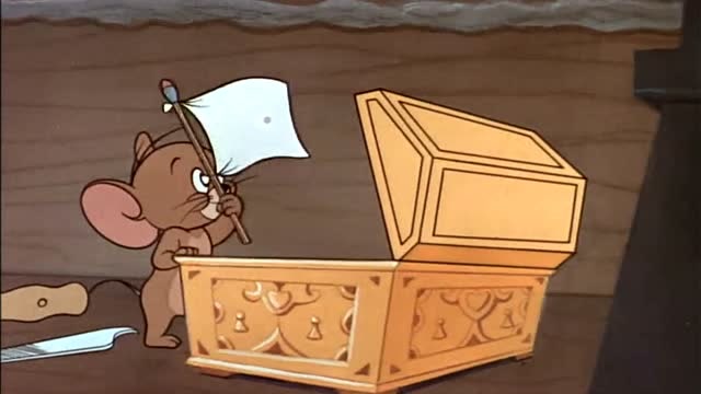 猫和老鼠:杰瑞和汤姆举白旗投降