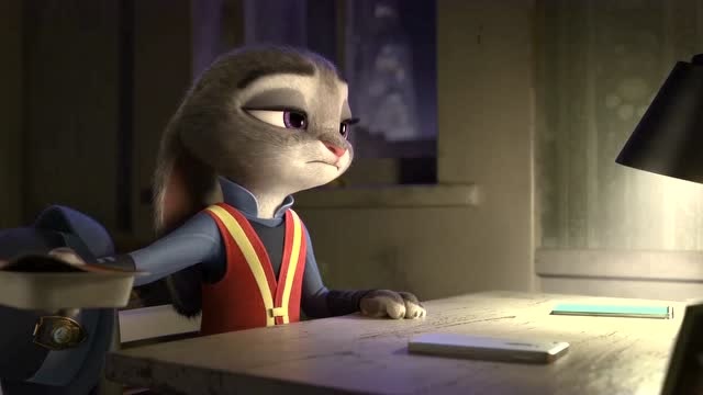 疯狂动物城:心情极差的朱迪,连自己最爱的胡萝卜都不想吃了!