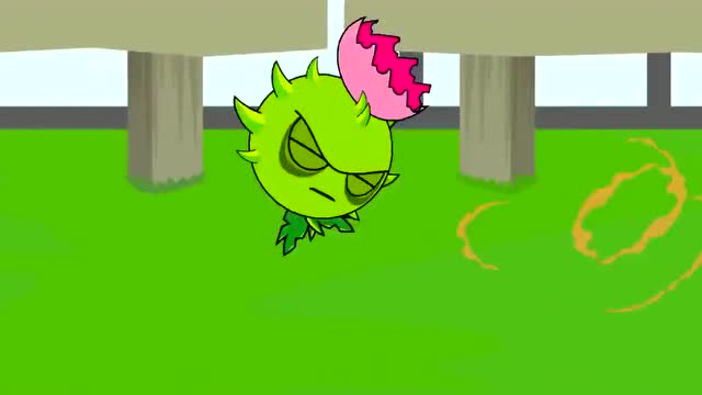 植物大战僵尸:导向蓟大战红针花,戴夫也不出来劝劝吗?