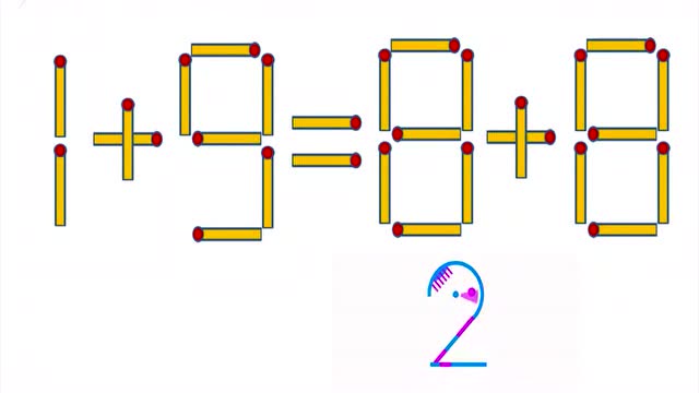 1 9=8 8如何移动一根火柴使等式成立?一般的小学生是做不出来的
