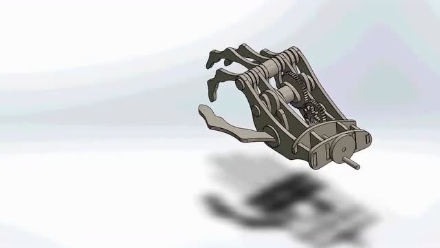机械探索:机械手的机械结构组成动画