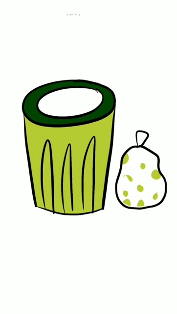 今天教大家画垃圾桶,想学简笔画记得关注我哦