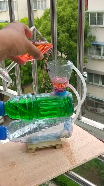 水流永动机太牛了这是什么原理啊
