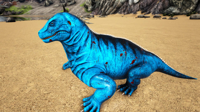 暗墨化身魔法师大战水龙兽方舟生存进化盖亚01