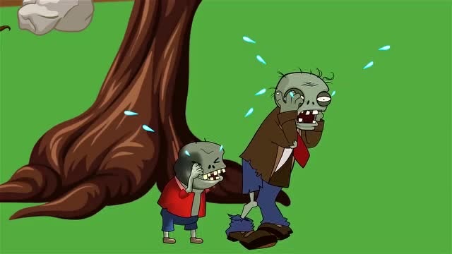 植物大战僵尸:僵尸哭的很伤心