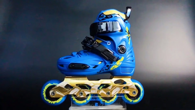 斯凯汀c2儿童入门平花休闲轮滑鞋