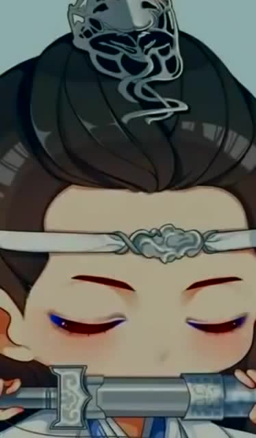 q版陈情令温宁小可爱卖萝卜