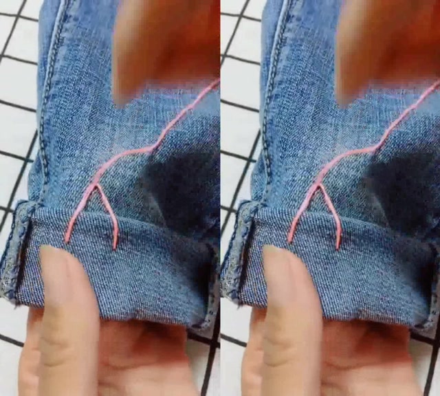 这样扦裤脚超级好看